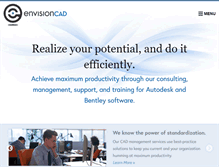 Tablet Screenshot of envisioncad.com